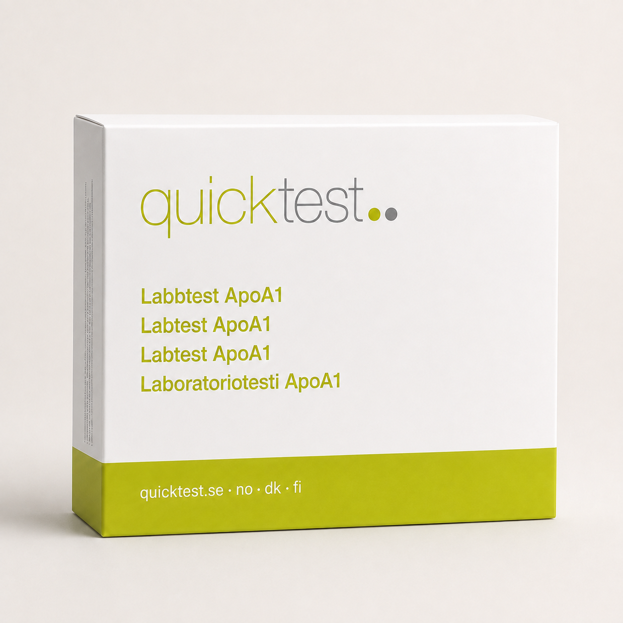 ApoA1-test - Quicktest laboratorietest, emballage