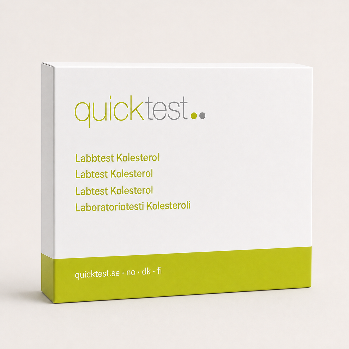 Hjerte- & kartest Basis - Quicktest laboratorietest, emballage