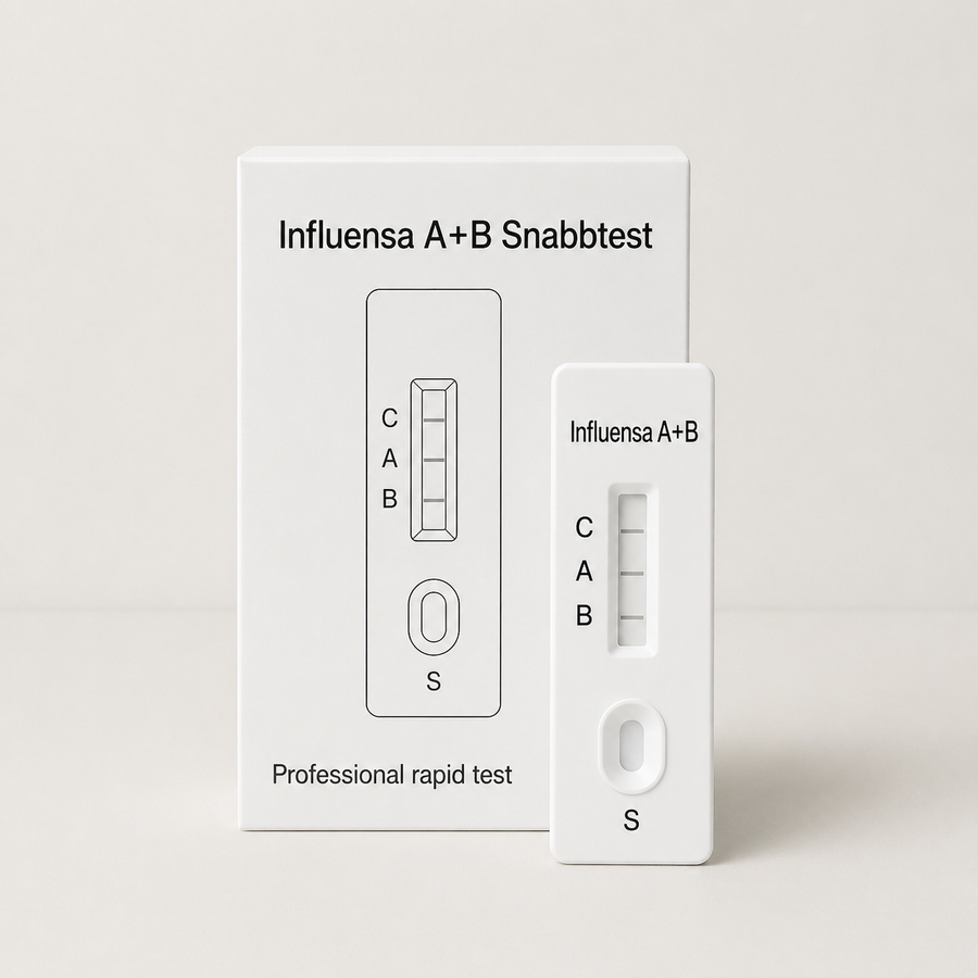 Influenza A+B Selvtest 1-pak - Til professionel brug