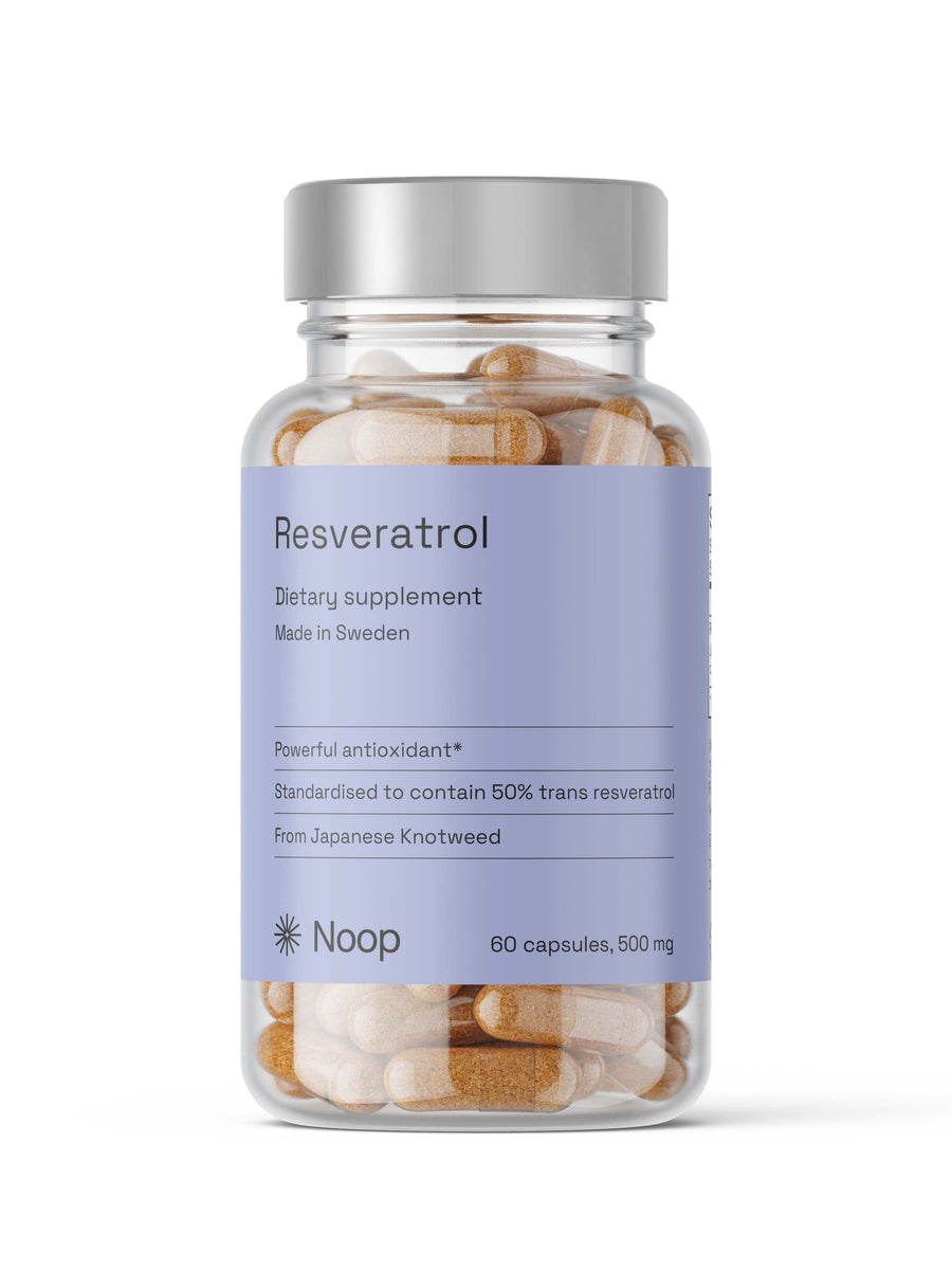 Resveratrol 500 mg 60 kapsler Noop