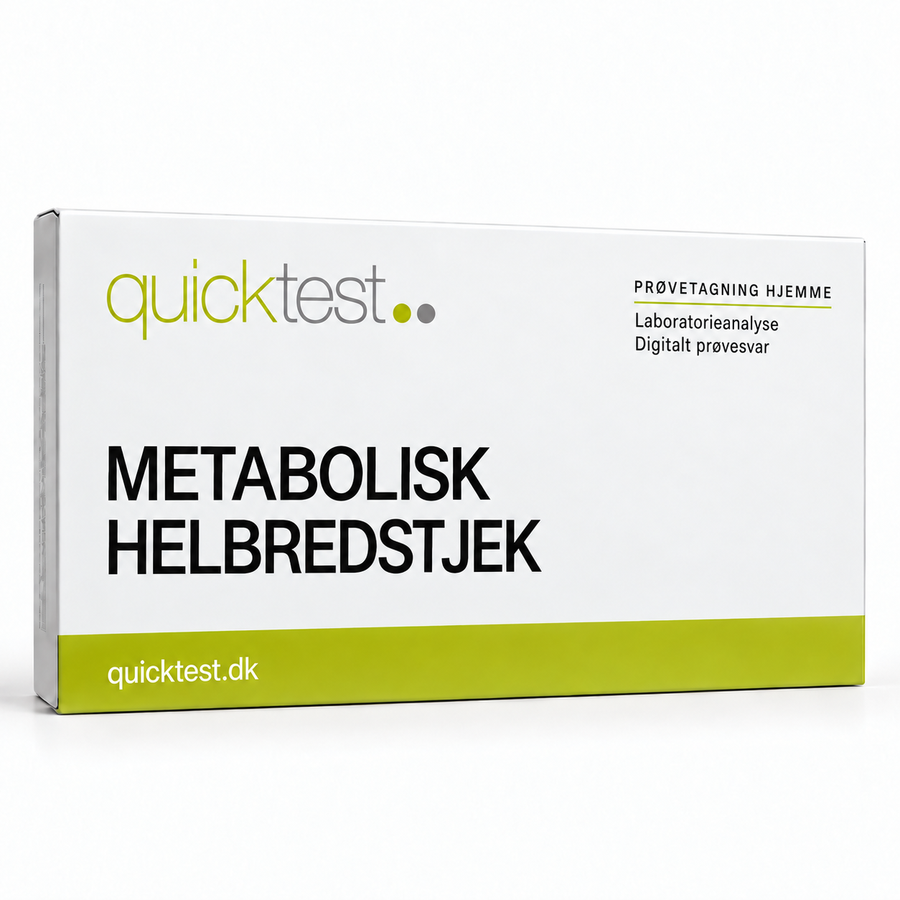 Quicktest METABOLISK – HELBREDSTJEK – dansk produktbillede