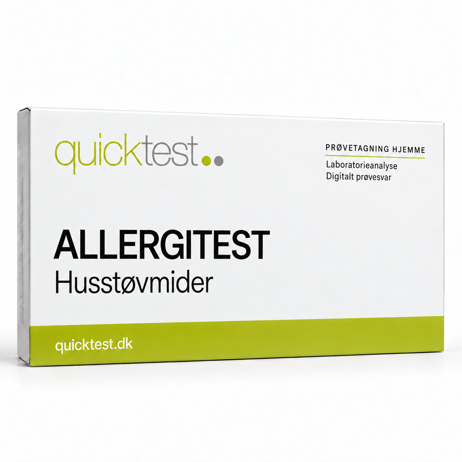 Quicktest ALLERGITEST – Husstøvmider – dansk produktbillede