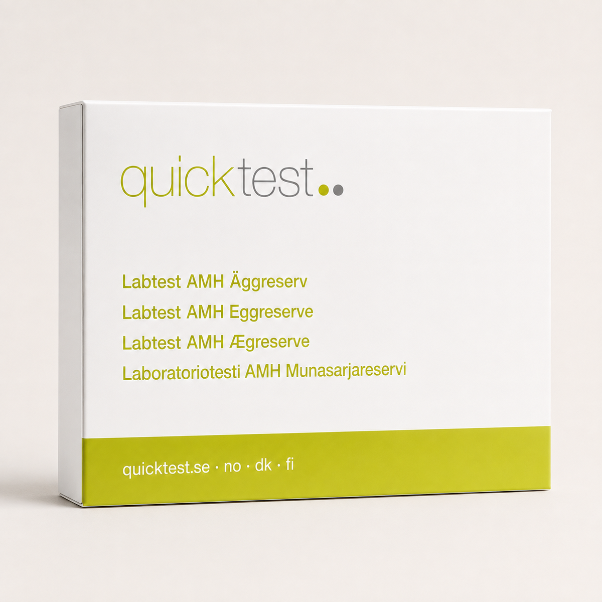 AMH-test - ægreserve - Quicktest laboratorietest, emballage