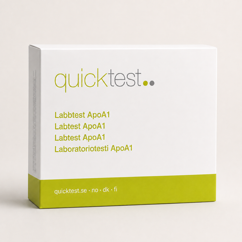 ApoA1-test - Quicktest laboratorietest, emballage