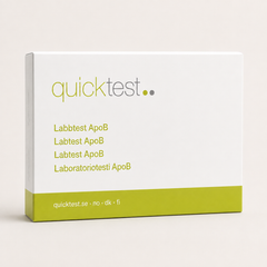 ApoB-test - Quicktest laboratorietest, emballage