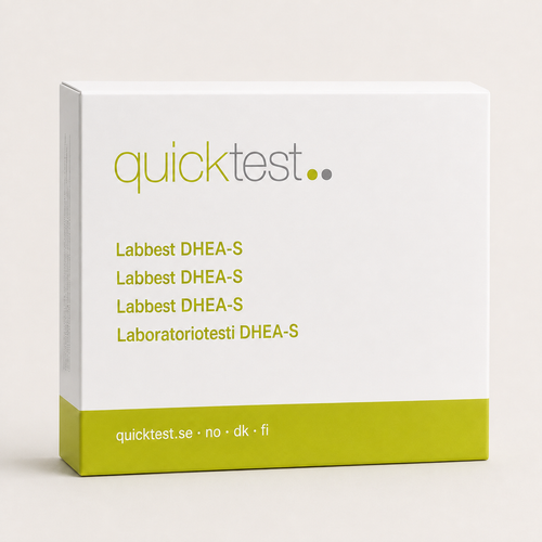 DHEA-S-test - Quicktest laboratorietest, emballage