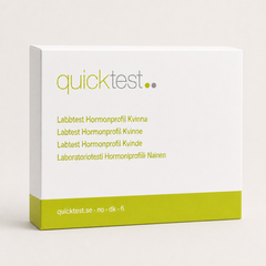 Hormontest til kvinder - komplet hormonprofil - Quicktest laboratorietest, emballage