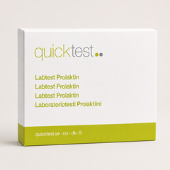 Prolaktintest - Quicktest laboratorietest, emballage