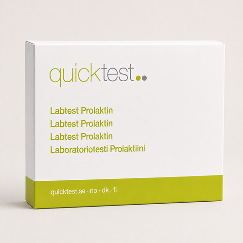 Prolaktintest - Quicktest laboratorietest, emballage