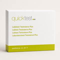 Stor testosterontest - Quicktest laboratorietest, emballage