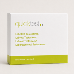Testosterontest - Quicktest laboratorietest, emballage
