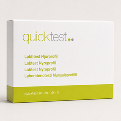 Nyretest - laboratorieprofil - Quicktest laboratorietest, emballage