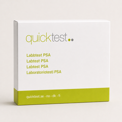 PSA-test - laboratorieprofil - Quicktest laboratorietest, emballage