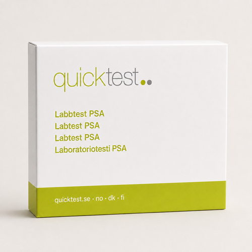PSA-test - laboratorieprofil - Quicktest laboratorietest, emballage