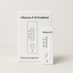 Influensa A+B Självtest 1-pack - Professionellt bruk i 3-i-1 Paket – Luftvägsinfektioner (professionellt bruk) från Quicktest