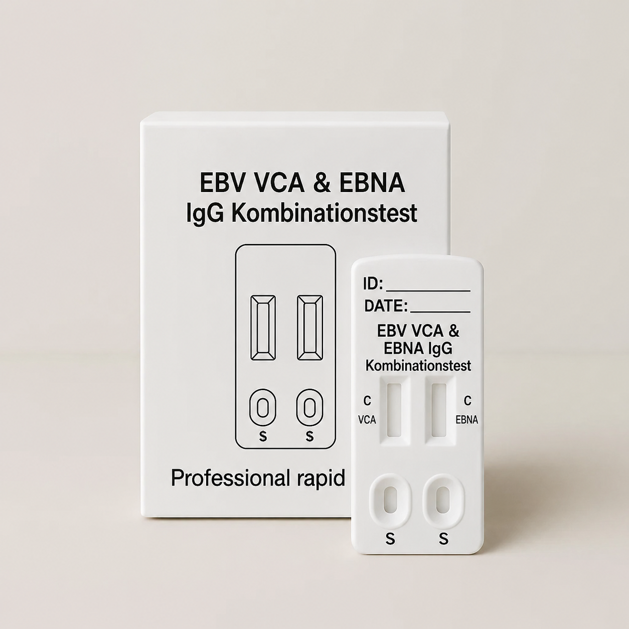 EBV VCA & EBNA IgG selvtest 10-pak - Til professionel brug