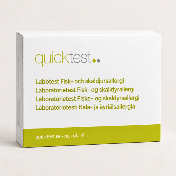 Fiske- og skaldyrsallergi laboratorietest - Prøveudtagning derhjemme