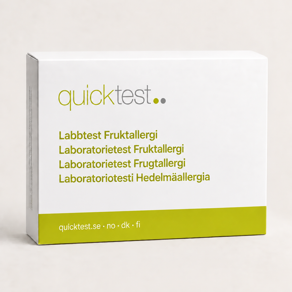 Fruktallergi Labbtest - Provtagning Hemma