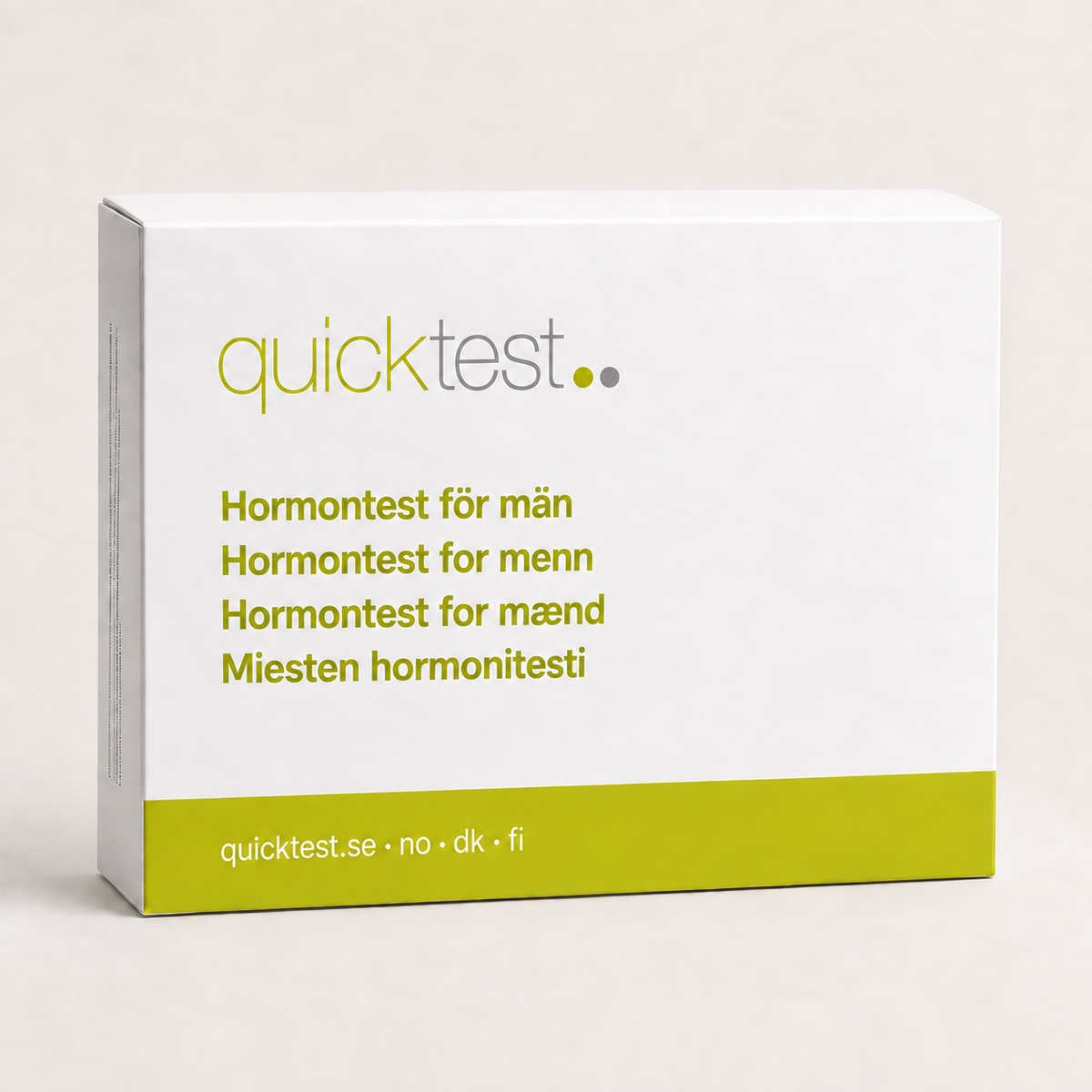 Quicktest Hormontest til mænd – pakke til hjemmetest