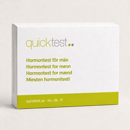 Quicktest Hormontest til mænd – pakke til hjemmetest