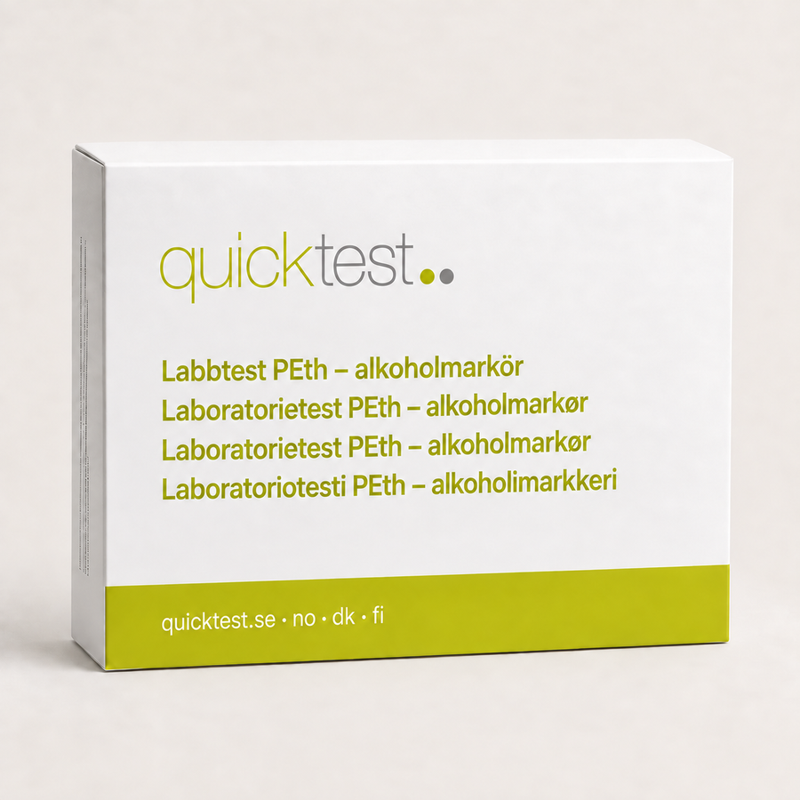 PEth-Test Alkoholmarkør – Blodprøve derhjemme fra Quicktest