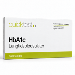 Quicktest HbA1c – Langtidsblodsukker – dansk produktbillede