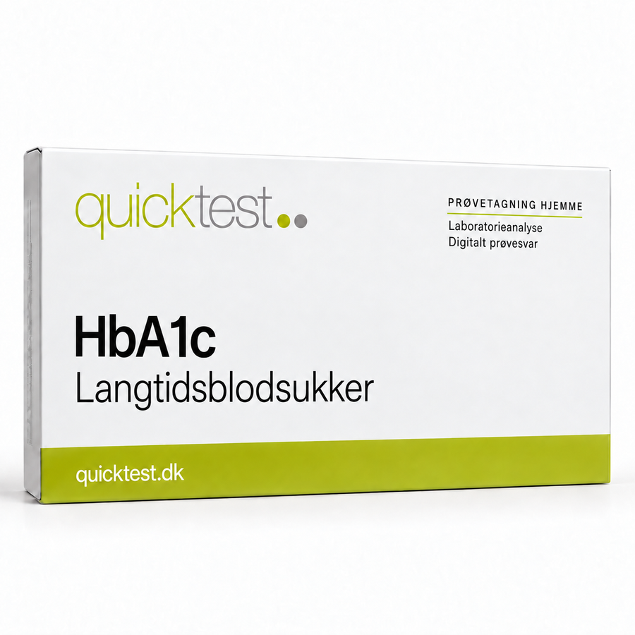 Quicktest HbA1c – Langtidsblodsukker – dansk produktbillede
