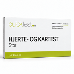 Quicktest HJERTE- OG KARTEST – Stor – dansk produktbillede