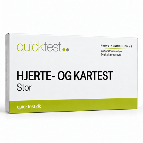Quicktest HJERTE- OG KARTEST – Stor – dansk produktbillede