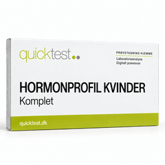 Quicktest HORMONPROFIL KVINDER – Komplet – dansk produktbillede