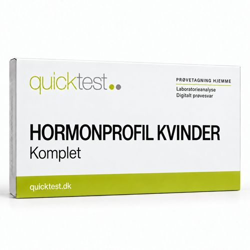 Quicktest HORMONPROFIL KVINDER – Komplet – dansk produktbillede