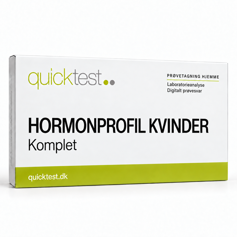 Quicktest HORMONPROFIL KVINDER – Komplet – dansk produktbillede