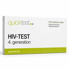 Quicktest HIV-TEST – 4. generation – dansk produktbillede