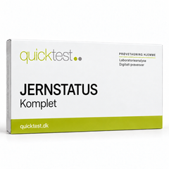 Quicktest JERNSTATUS – Komplet – dansk produktbillede