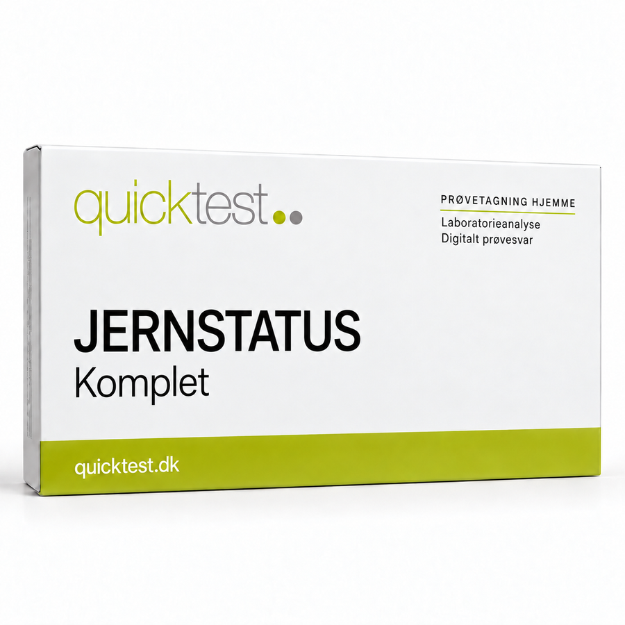Quicktest JERNSTATUS – Komplet – dansk produktbillede