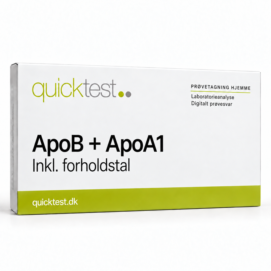 Quicktest ApoB + ApoA1 – Inkl. forholdstal – dansk produktbillede