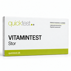 Quicktest VITAMINTEST – Stor – dansk produktbillede