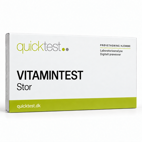 Quicktest VITAMINTEST – Stor – dansk produktbillede