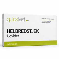 Quicktest HELBREDSTJEK – Udvidet – dansk produktbillede