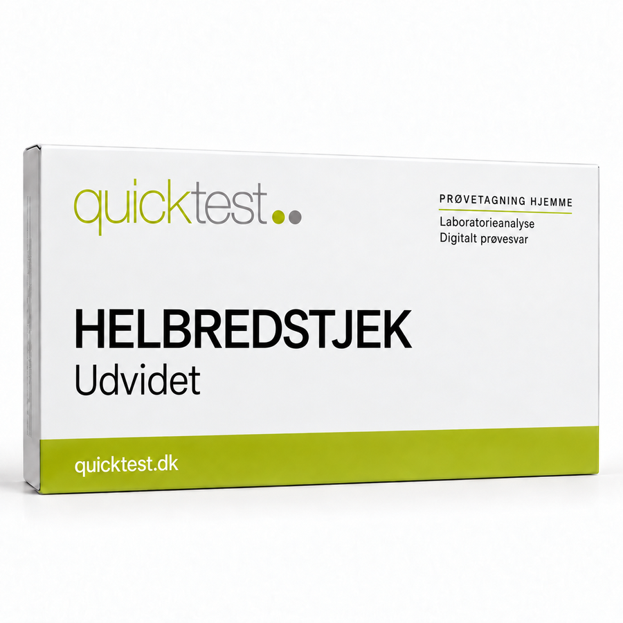 Quicktest HELBREDSTJEK – Udvidet – dansk produktbillede