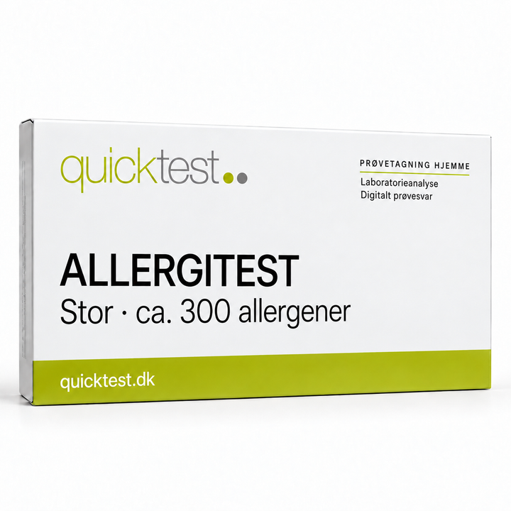 Stor allergitest (ca. 300 allergener) – prøvetagning derhjemme