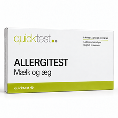 Quicktest ALLERGITEST – Mælk og æg – dansk produktbillede