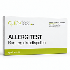 Quicktest ALLERGITEST – Rug- og ukrudtspollen – dansk produktbillede