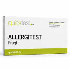 Quicktest ALLERGITEST – Frugt – dansk produktbillede