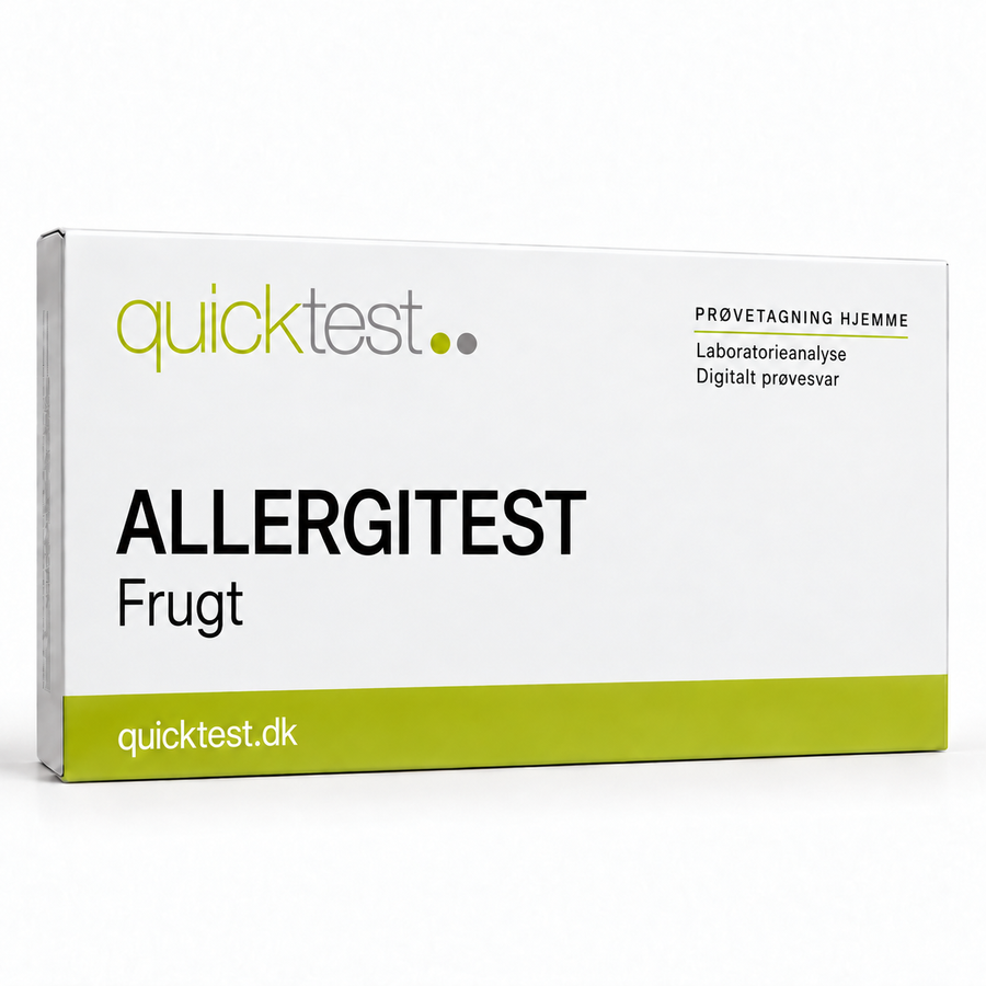 Quicktest ALLERGITEST – Frugt – dansk produktbillede