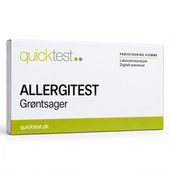 Quicktest ALLERGITEST – Grøntsager – dansk produktbillede