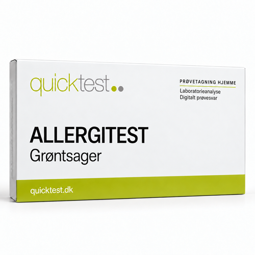 Quicktest ALLERGITEST – Grøntsager – dansk produktbillede