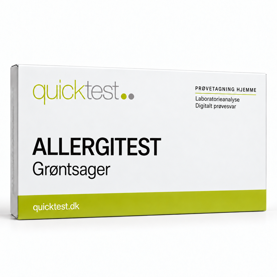 Quicktest ALLERGITEST – Grøntsager – dansk produktbillede