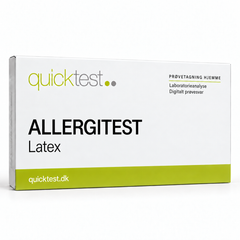 Quicktest ALLERGITEST – Latex – dansk produktbillede