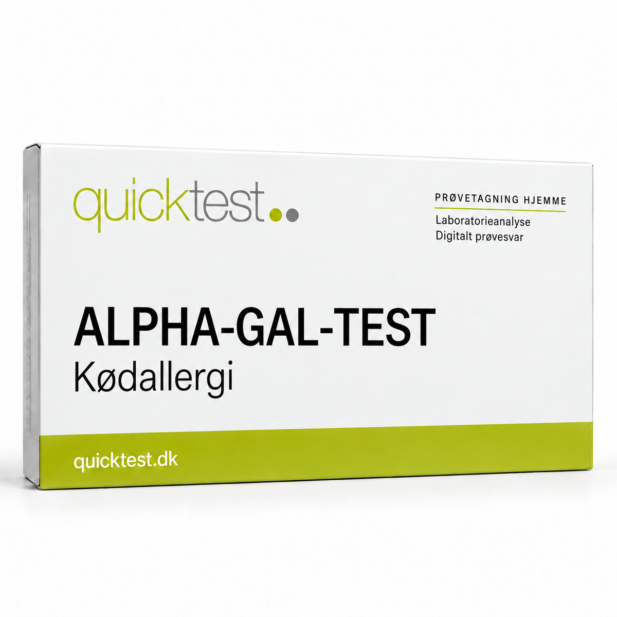 Quicktest ALPHA-GAL-TEST – Kødallergi – dansk produktbillede